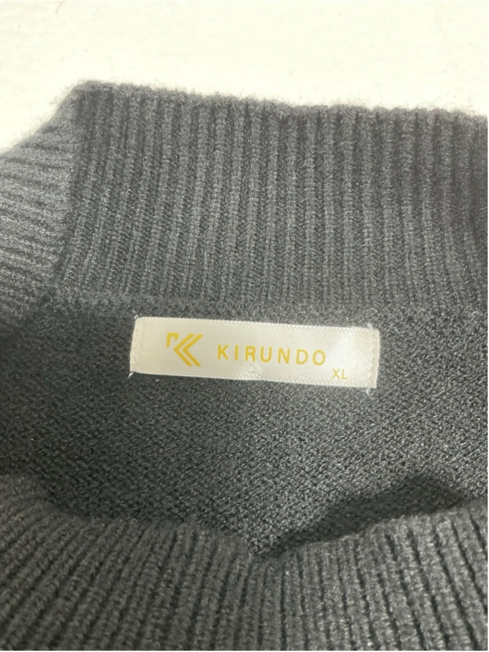 Womans Excellent Kirundo Pullover Sweater XL Black Pullover - Picture 3 of 5
